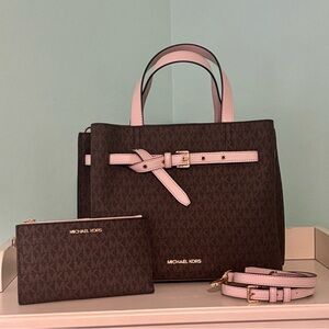 NWOT Michael Kors Emilia satchel